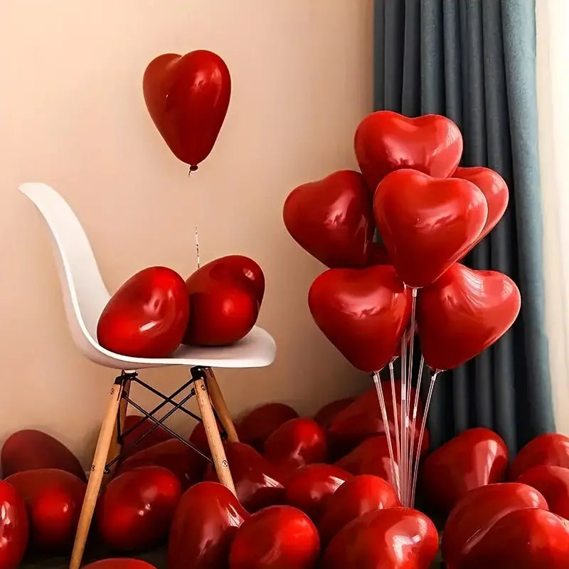 Décoration - Ballon Coeur (20 pcs)